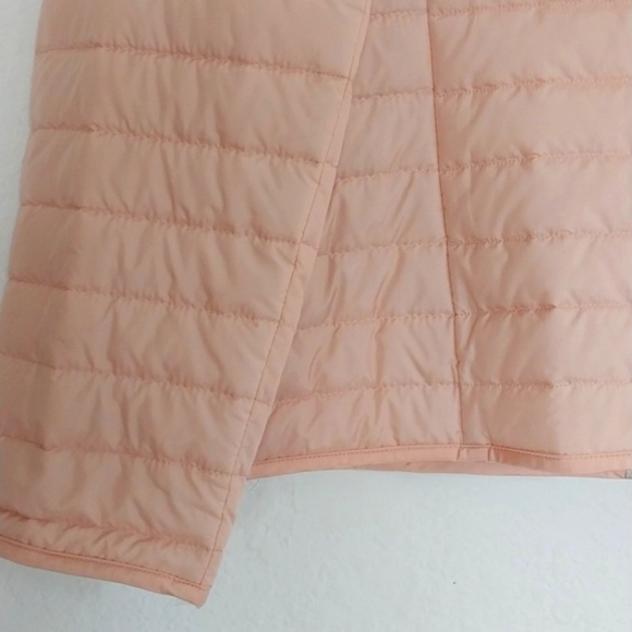 CHICO Jacket Top Quilt Light Dusty Pink Bead Rhinestone Regency Core Size Large - Picture 11 of 14